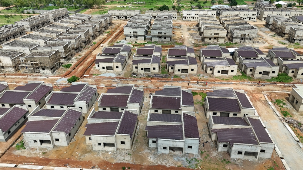 Inspection of the 2000 Units Kano Renewed Hope City by the Minister and Minister of State, Housing and Urban Development, Arc. Ahmed Musa Dangiwa and Rt.Hon Abdullahi Yusuf Ata in company of some Directors of the Ministry, Friday, 25th July, 2025