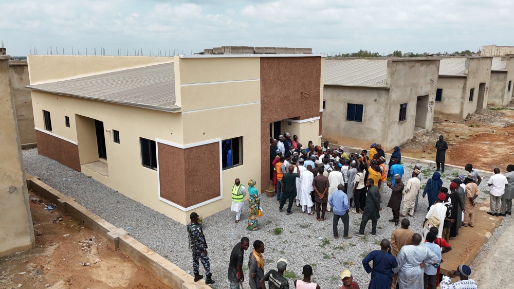 Inspection of the 2000 Units Kano Renewed Hope City by the Minister and Minister of State, Housing and Urban Development, Arc. Ahmed Musa Dangiwa and Rt.Hon Abdullahi Yusuf Ata in company of some Directors of the Ministry, Friday, 25th July, 2025