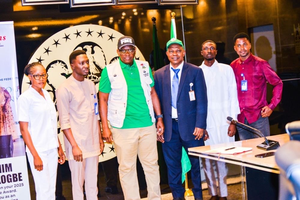 Permanent Secretary Federal Ministry of Housing and Urban Development, Dr Shuaib M.L Belgore officially Declare open A -one day free eye screening programme for officers of the Ministry.Thursday 31st July, 2025