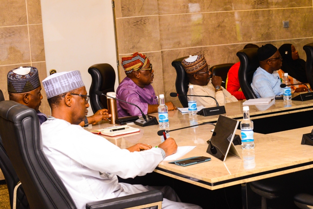Photo News: The Hon Minister, Housing and Urban Development, Arc Ahmed Musa Dangiwa FNIA, FCIB, Permanent Secretary, Dr Shuaib Muhammad Lamido Belgore,  NIPOM, OON and other top management staff at the commissioning of the Ministry’s  Contract Performance and Compliance Project Monitoring System and the Transactional Housing Fraud Reporting web-portal (https://reports.fmhud.gov.ng) platforms at the Ministry’s Headquarter, 28th August, 2025.