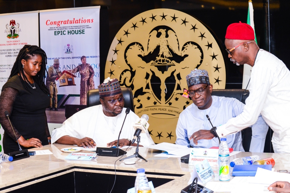 PhotoNews: Occassion of the signing of MoU between the Ministry of Housing and Urban Development and Polaris Capital Ltd on National Artisans Skills Acquisition Programme,  September 2nd, 2025