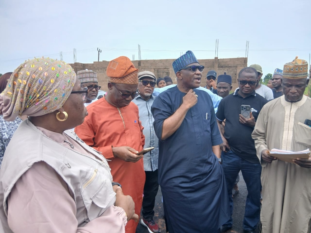 Inspection visit of the ongoing Renewed Hope Housing Estate Poject in Lafia, Nasarawa  State by the Permanent Secretary,  Dr Shuaib Belgore, Friday,   October 11th, 2025