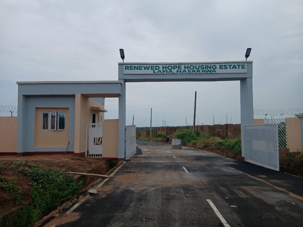 Inspection visit of the ongoing Renewed Hope Housing Estate Poject in Lafia, Nasarawa  State by the Permanent Secretary,  Dr Shuaib Belgore, Friday,   October 11th, 2025