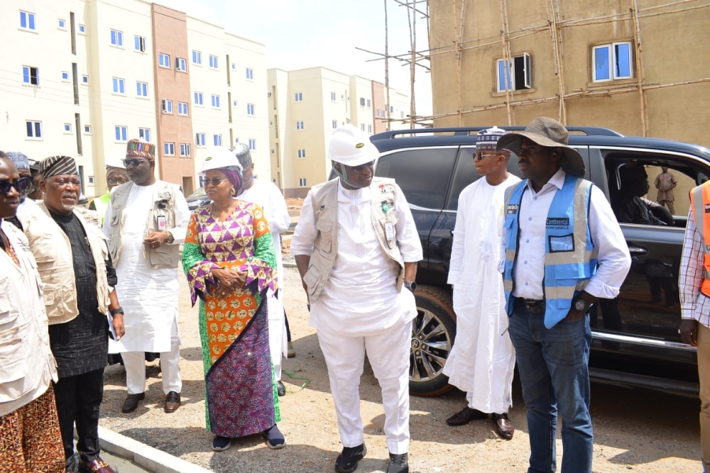 Inspection  of the Karsana, Abuja FCT  Renewed Hope City Project by the Permanent Secretary,  Ministry of Housing and Urban Development,  Dr Shuaib Belgore,  Friday,  October 24th, 2025.