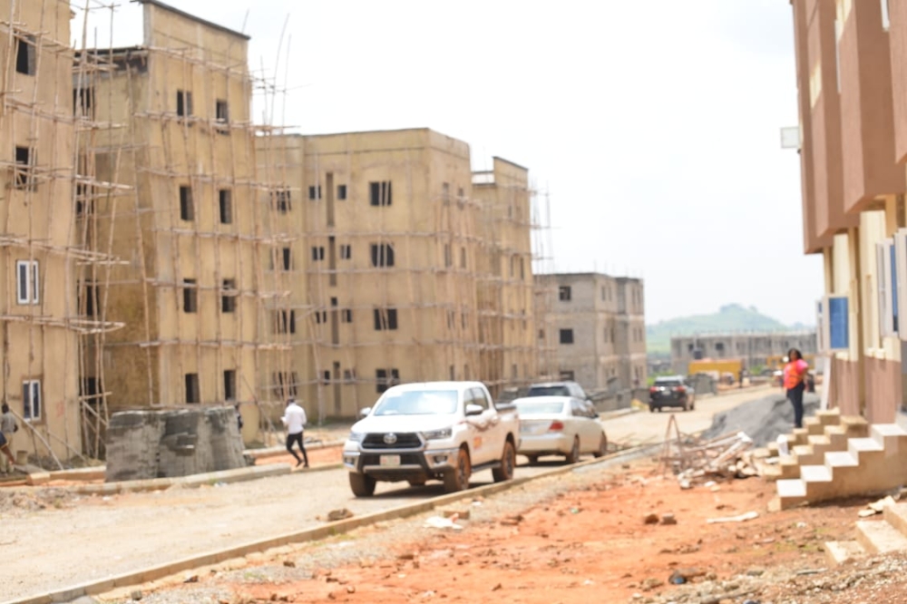 Inspection  of the Karsana, Abuja FCT  Renewed Hope City Project by the Permanent Secretary,  Ministry of Housing and Urban Development,  Dr Shuaib Belgore,  Friday,  October 24th, 2025.