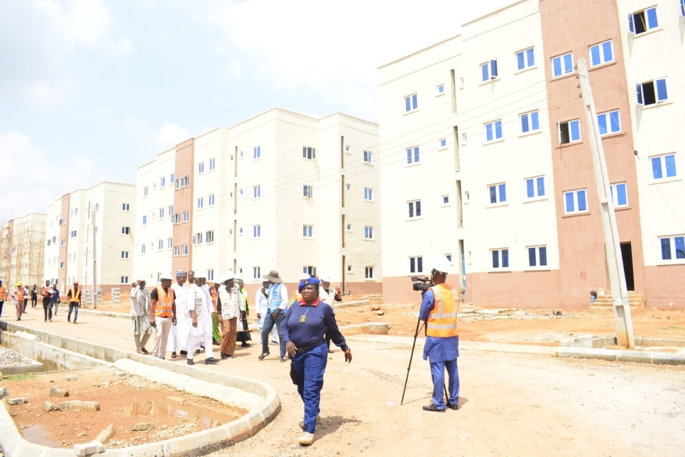 Inspection  of the Karsana, Abuja FCT  Renewed Hope City Project by the Permanent Secretary,  Ministry of Housing and Urban Development,  Dr Shuaib Belgore,  Friday,  October 24th, 2025.