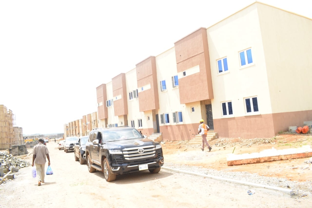 Inspection  of the Karsana, Abuja FCT  Renewed Hope City Project by the Permanent Secretary,  Ministry of Housing and Urban Development,  Dr Shuaib Belgore,  Friday,  October 24th, 2025.