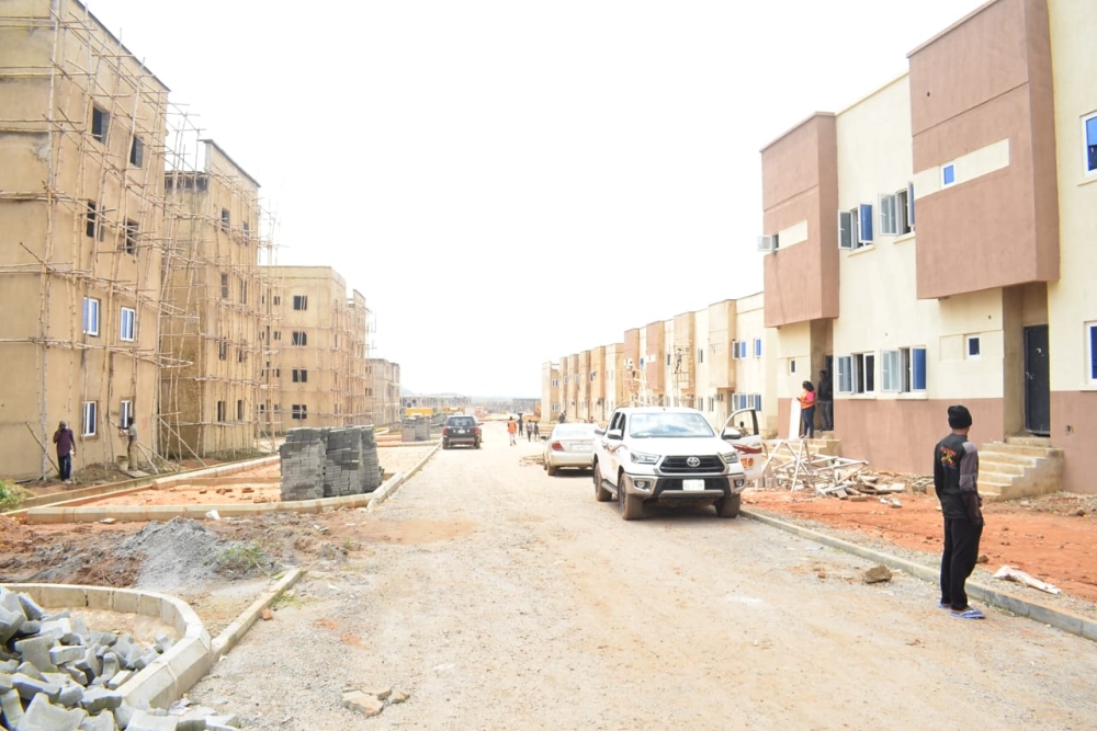 Inspection  of the Karsana, Abuja FCT  Renewed Hope City Project by the Permanent Secretary,  Ministry of Housing and Urban Development,  Dr Shuaib Belgore,  Friday,  October 24th, 2025.