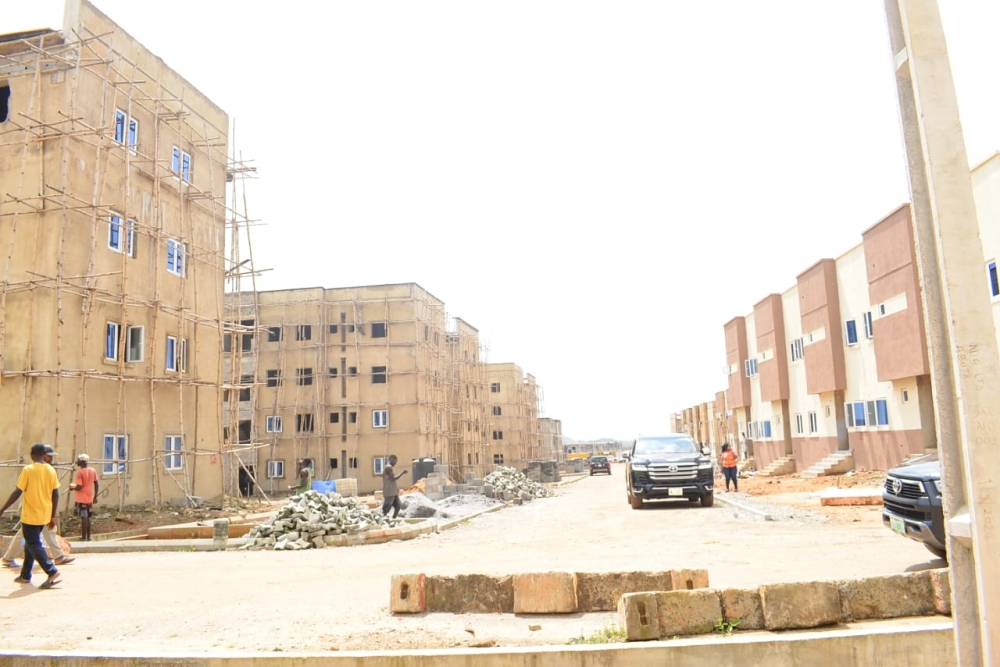Inspection  of the Karsana, Abuja FCT  Renewed Hope City Project by the Permanent Secretary,  Ministry of Housing and Urban Development,  Dr Shuaib Belgore,  Friday,  October 24th, 2025.