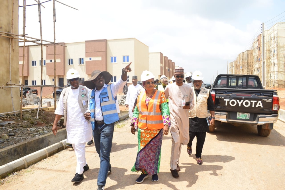 Inspection  of the Karsana, Abuja FCT  Renewed Hope City Project by the Permanent Secretary,  Ministry of Housing and Urban Development,  Dr Shuaib Belgore,  Friday,  October 24th, 2025.