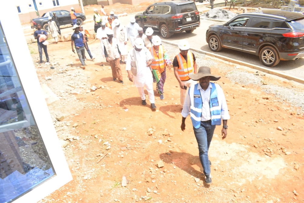 Inspection  of the Karsana, Abuja FCT  Renewed Hope City Project by the Permanent Secretary,  Ministry of Housing and Urban Development,  Dr Shuaib Belgore,  Friday,  October 24th, 2025.