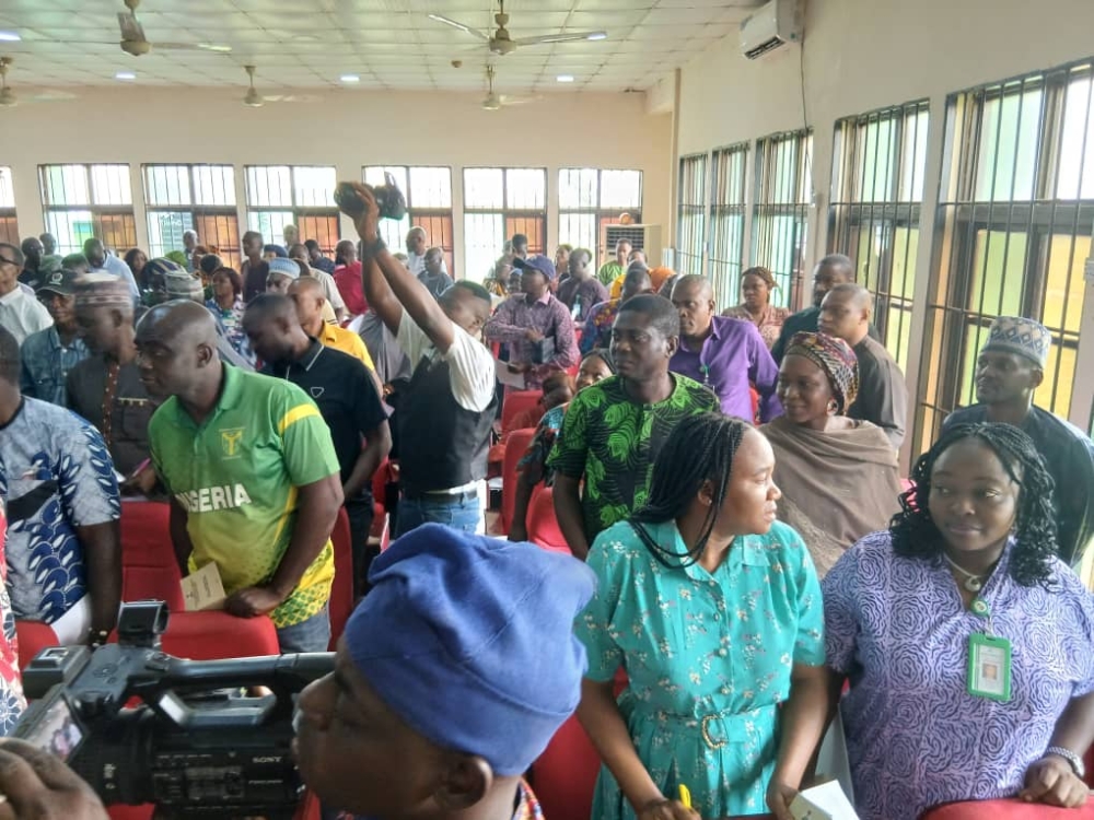 Permanent Secretary, FMHUD, Dr Shuaib Belgore declared the commencement of the 2025 promotion examination for the non pool officers of the ministry,  Wednesday,  8th October,  2025