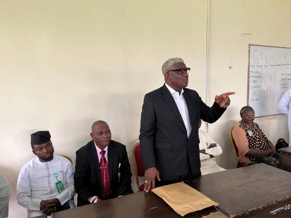 Permanent Secretary, FMHUD, Dr Shuaib Belgore declared the commencement of the 2025 promotion examination for the non pool officers of the ministry,  Wednesday,  8th October,  2025