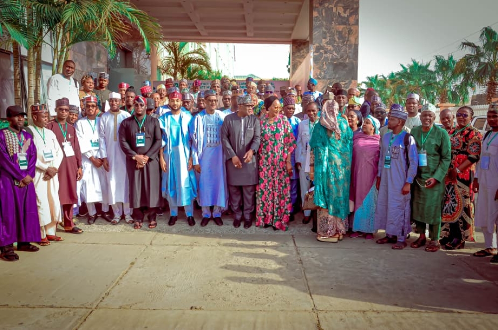 Group picture of Delegates/Participants of the 30th National Conference of Directors of Lands in the Federal and States Ministries,  Departments and Agencies, which was held at Bristol Hotel, Kano , 25th & 26th, November,  2025.