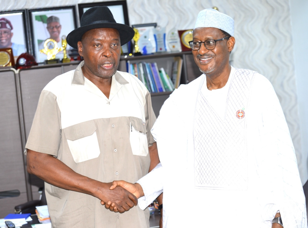 Hon Minister,  Arc Ahmed Dangiwa received Namibian Hon Minister of Urban and Rural Development, Hon Sankwasa James Sankwasa on a courtesy visit to his office,  Friday,  December 12th, 2025