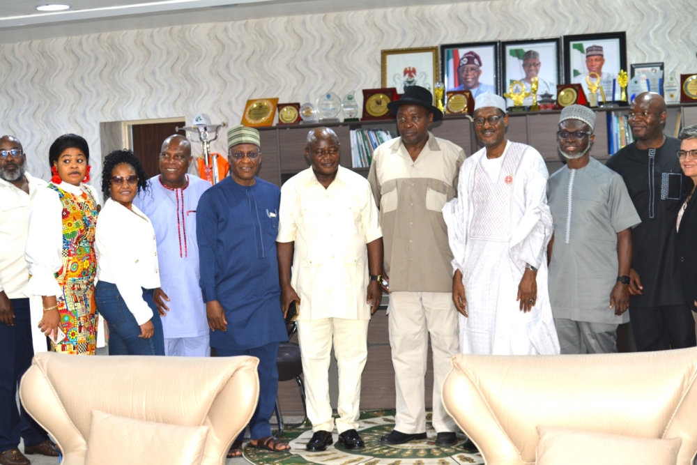 Hon Minister,  Arc Ahmed Dangiwa received Namibian Hon Minister of Urban and Rural Development, Hon Sankwasa James Sankwasa on a courtesy visit to his office,  Friday,  December 12th, 2025