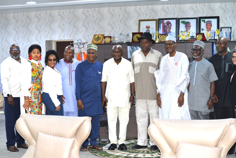 Hon Minister,  Arc Ahmed Dangiwa received Namibian Hon Minister of Urban and Rural Development, Hon Sankwasa James Sankwasa on a courtesy visit to his office,  Friday,  December 12th, 2025