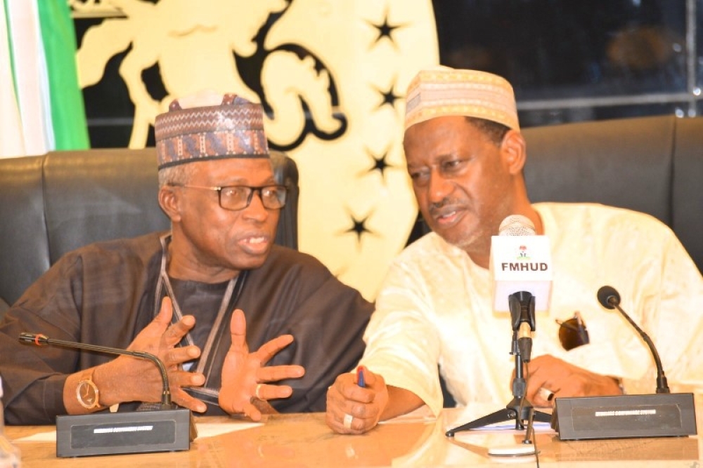 Meeting of the Hon Minister,  FMHUD and Head of UN Habitat, West Africa Hub, Dakar, Mr Mathias, Spaliviero, Wednesday, 25th February, 2025