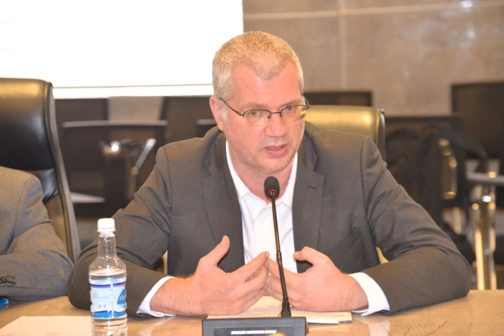 Meeting of the Hon Minister,  FMHUD and Head of UN Habitat, West Africa Hub, Dakar, Mr Mathias, Spaliviero, Wednesday, 25th February, 2025