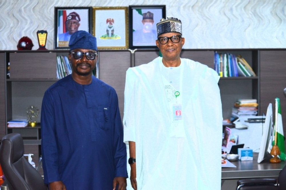 Meeting of the Hon Minister,  FMHUD,  Engr Muttaqha Rabe Darma,  PhD and convener of the Renewed Hope Housing PPP Summit,  Dr Olayemi Shodinmu