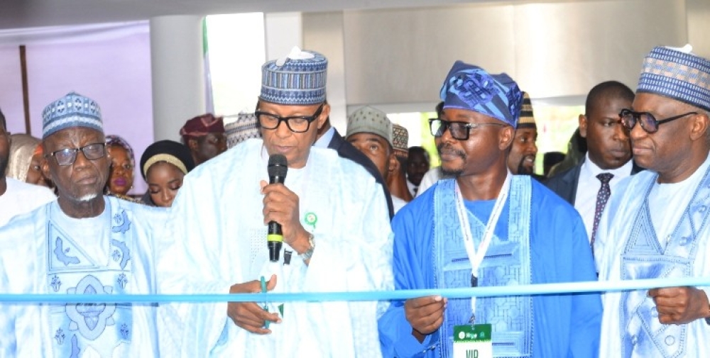 Honourable Minister of Housing and Urban Development,Engr. Muttagha Rabe Darma, PhD,  and other dignitaries at the Renewed Hope Housing PPP Summit held at the Shehu Musa Yar’Adua Centre, Abuja.